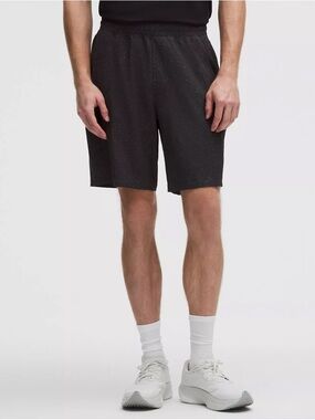 Lululemon Pacer Breaker Athletic Shorts Black Men's Medium 9" Inseam Lineless